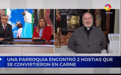 El P. Eduardo habló con Infobae y Telenoche sobre el Milagro Eucarístico de Buenos Aires