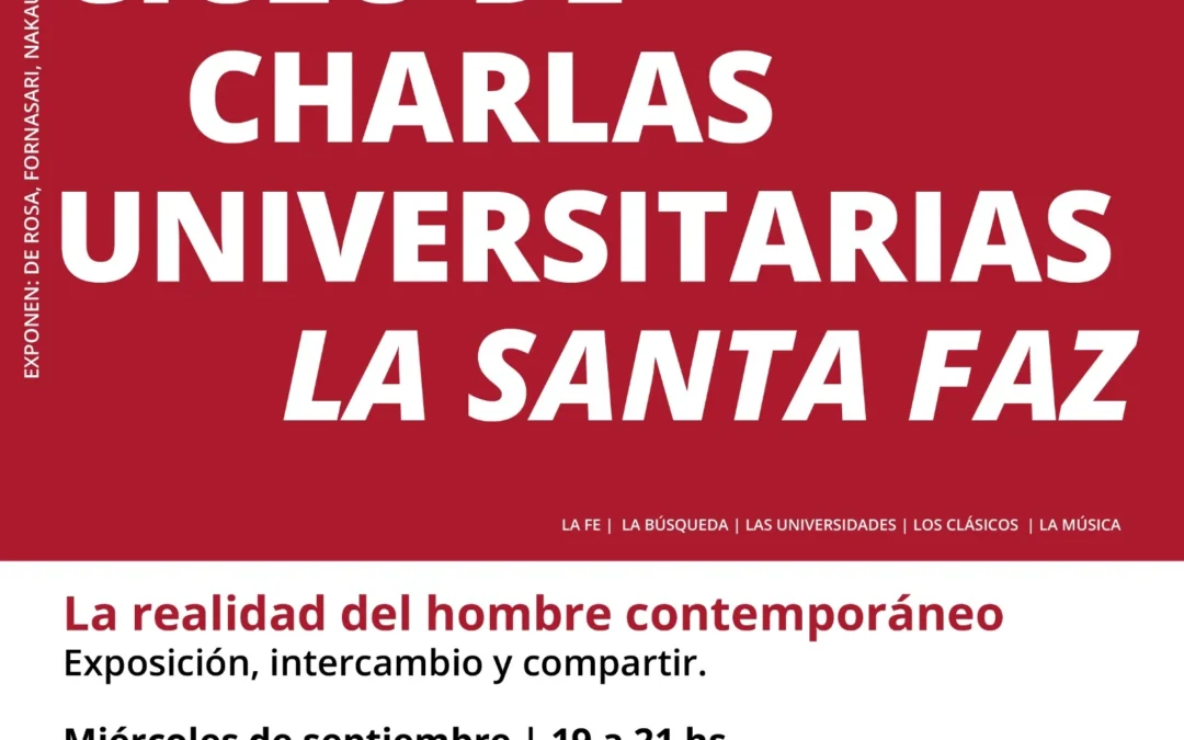 Ciclo de Charlas Universitarias “La Santa Faz”