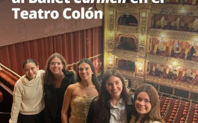 Formación de jóvenes: Algunos residentes universitarios asistieron al ballet de Carmen